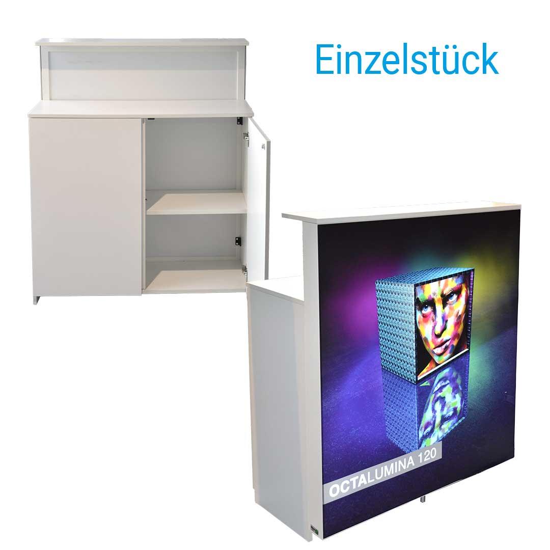 Octalumina LED Theke mit Tür | 350, -