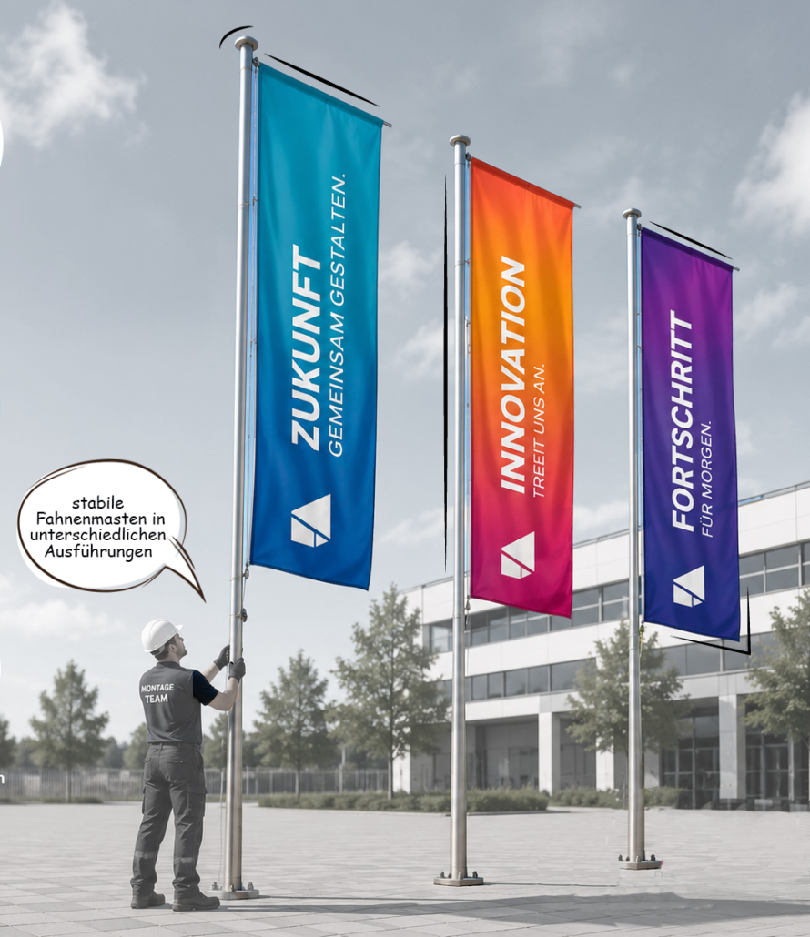 Fahnenmastenheaderimcomicstil