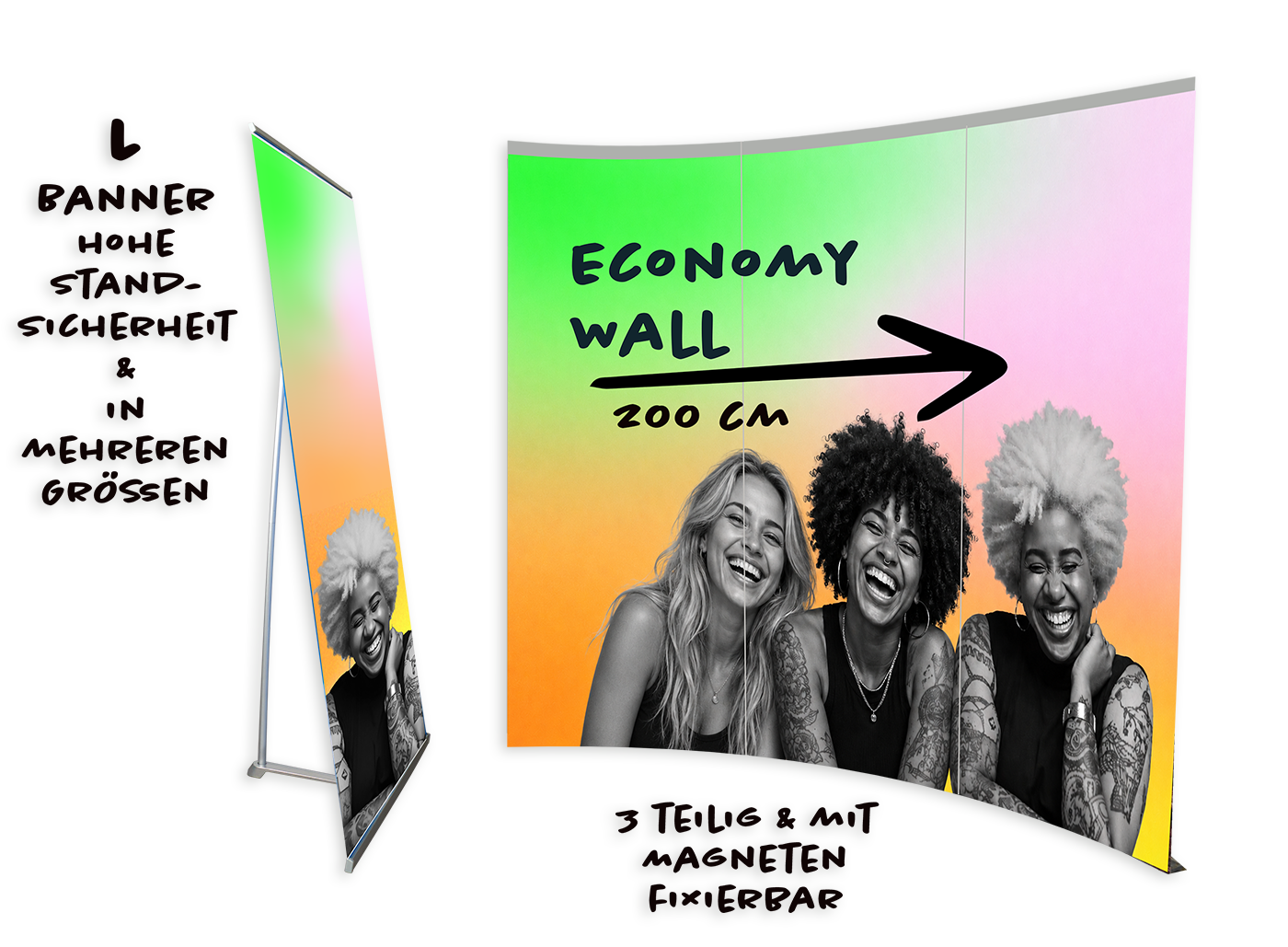 Economywall 3-teilig