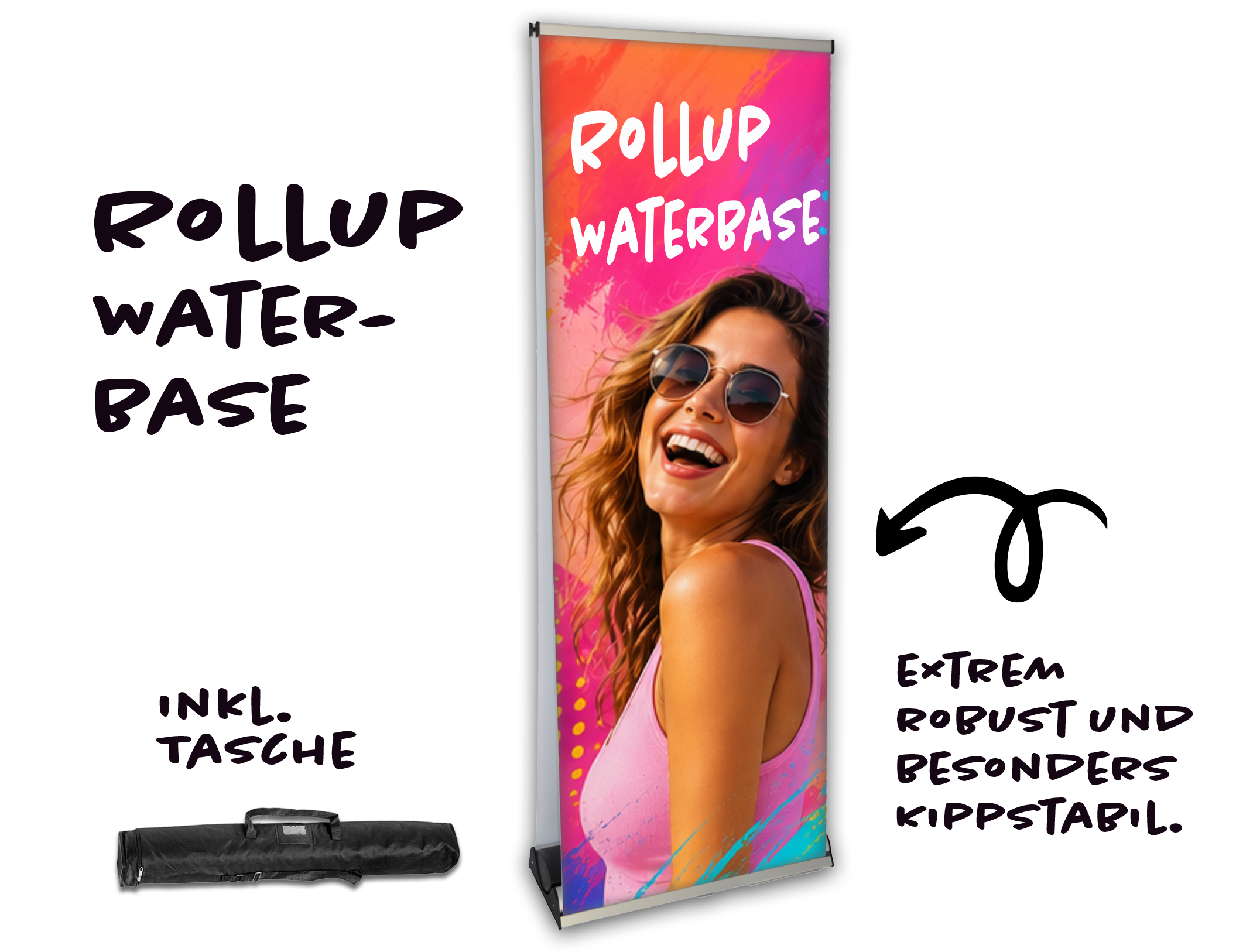 Rollup Waterbase outdoor